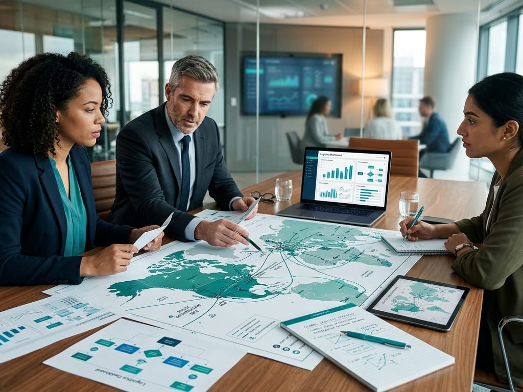 Customs Brokerage — logistics operations imagery