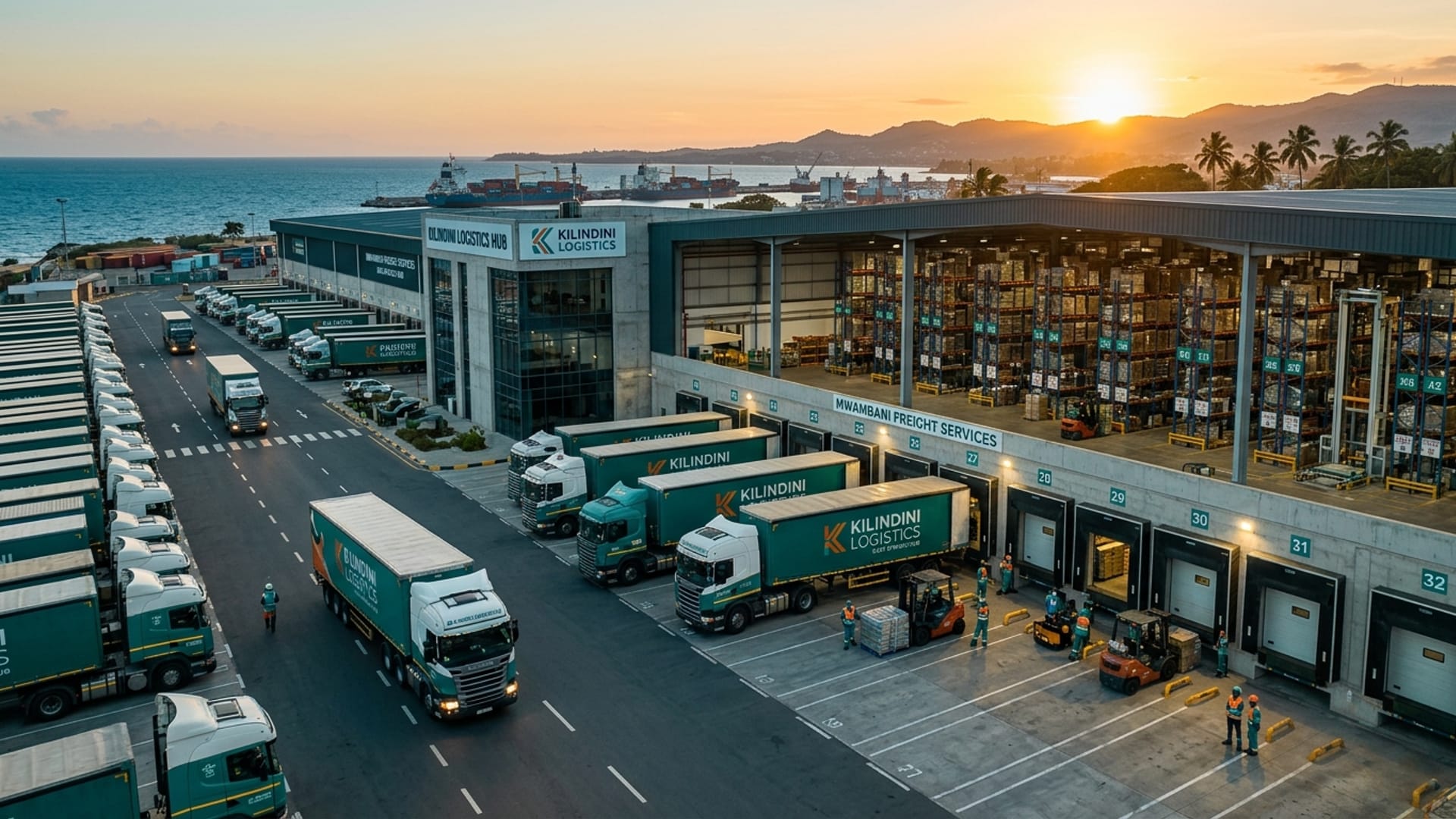Logistics fleet and distribution operations across East Africa